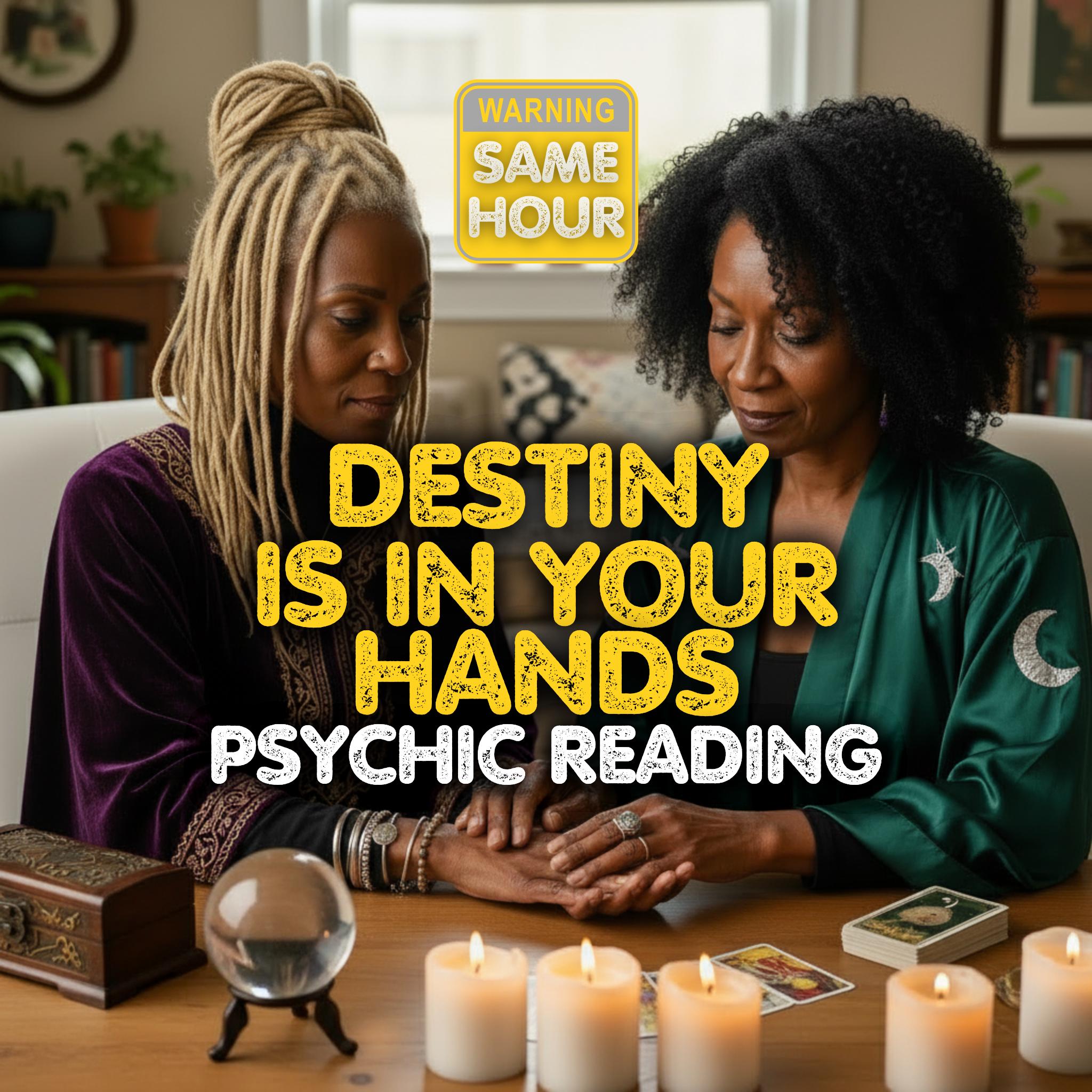 Destiny Is In Your Hands Psychic Reading | Life Path, Clairvoyant Insight, Karmic Lessons, Future Direction Tarot | Spiritual Guidance